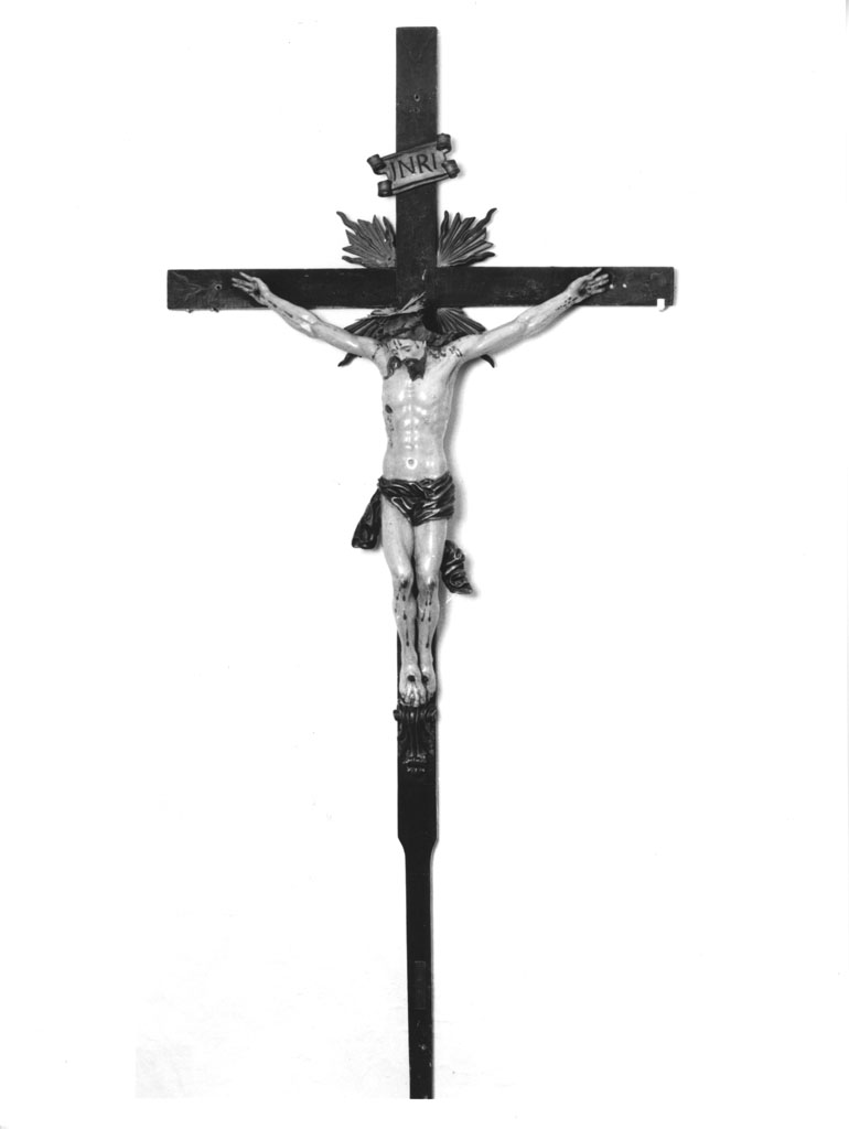 Cristo crocifisso (croce processionale) - bottega toscana (prima metà sec. XIX)