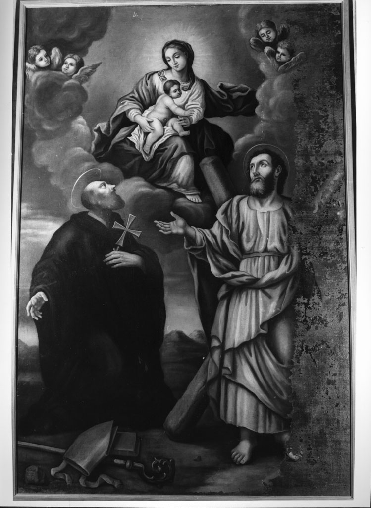 Madonna con Bambino e Santi (dipinto) - ambito toscano (metà sec. XVIII)