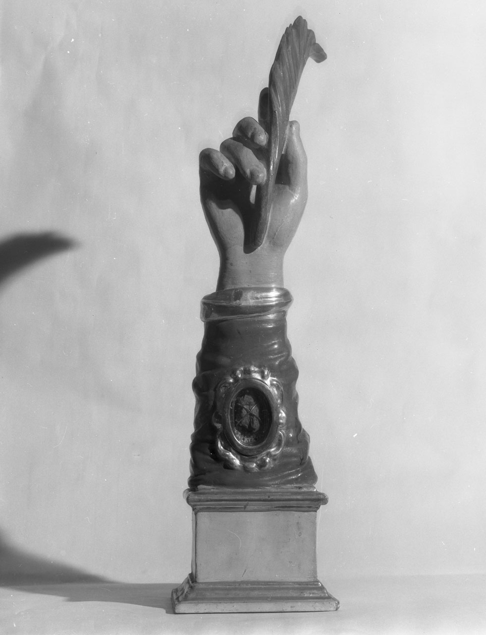 reliquiario antropomorfo - a braccio, opera isolata - bottega toscana (fine sec. XVIII)