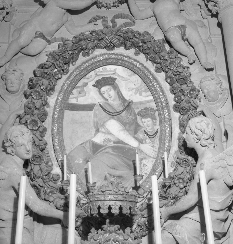 Madonna col Bambino, Madonna con Bambino (dipinto) - ambito aretino (sec. XVI)