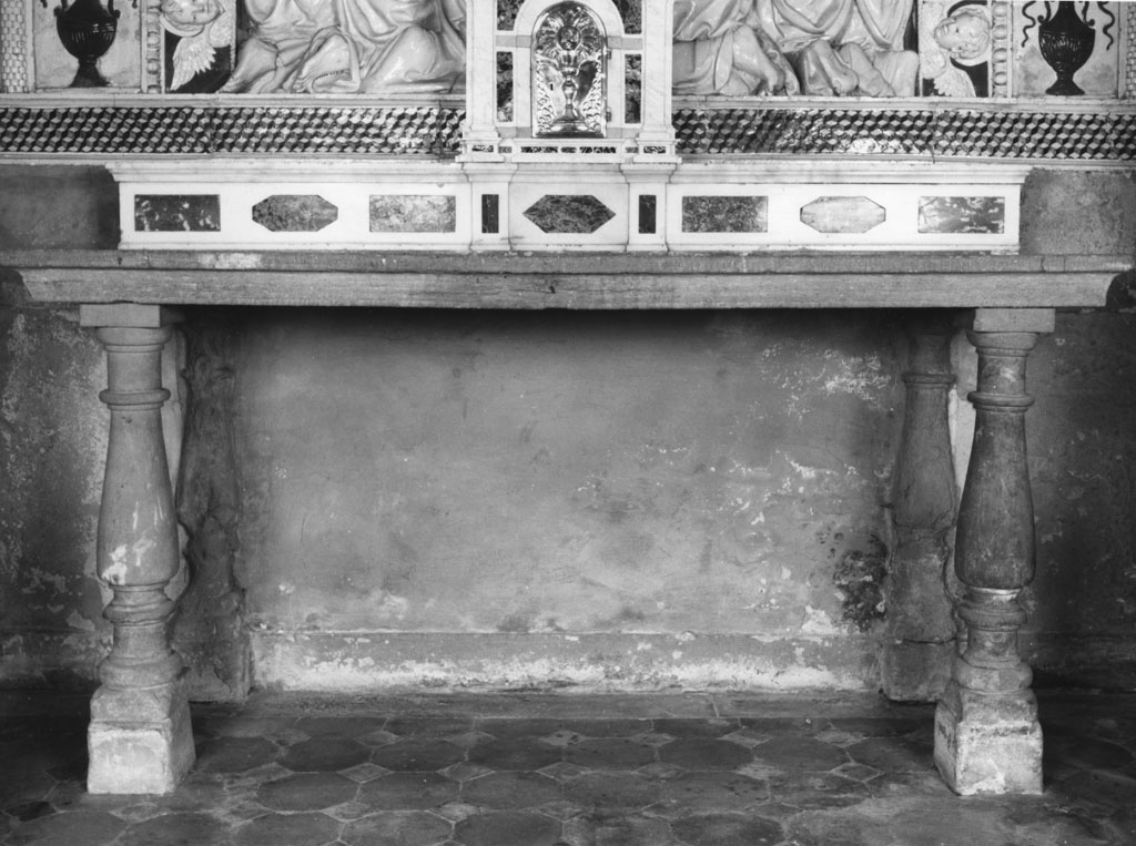 altare - bottega toscana (secc. XVI/ XVII)