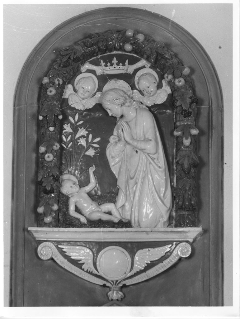 natività di Gesù (pala d'altare) di Della Robbia Luca (sec. XV)