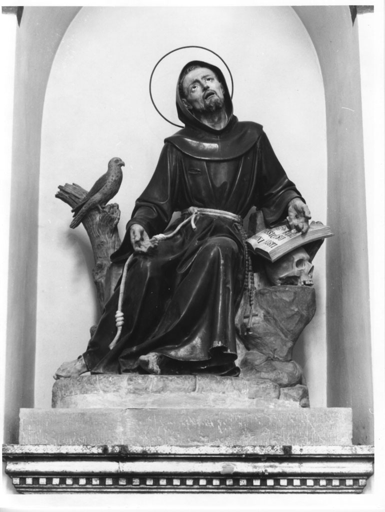 San Francesco d'Assisi (statua) di Collina Graziani Giovanni da Faenza (sec. XIX)