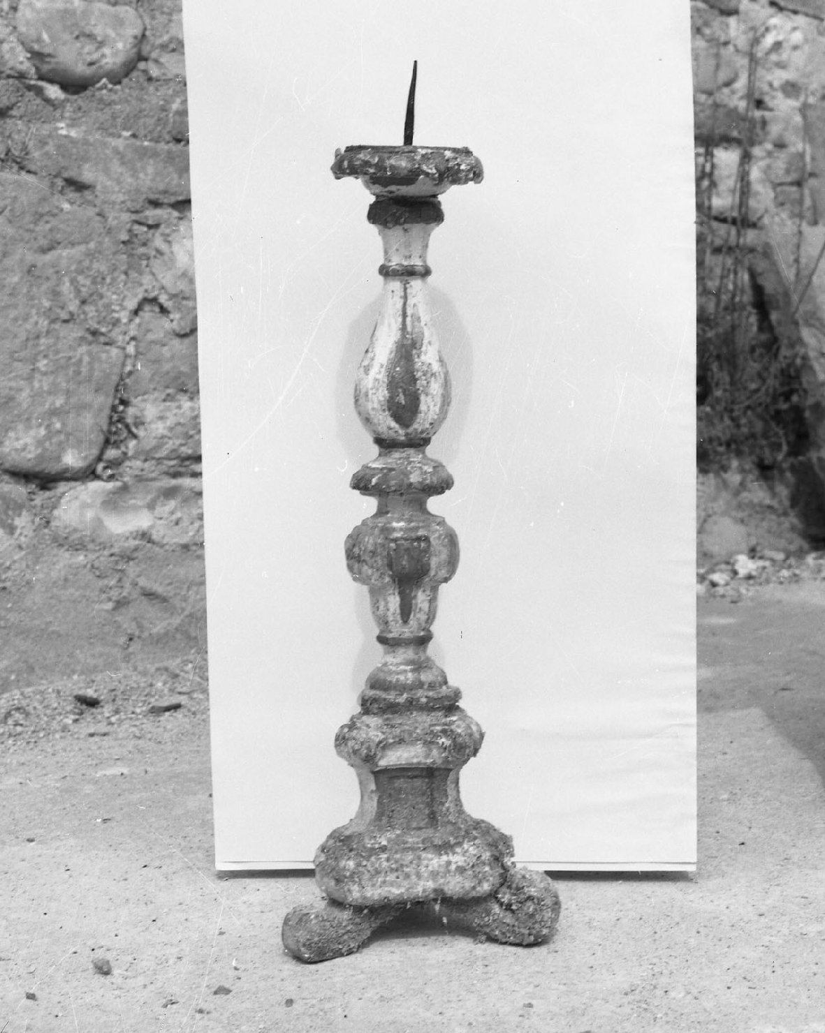 candelabro, serie - bottega aretina (sec. XVIII)