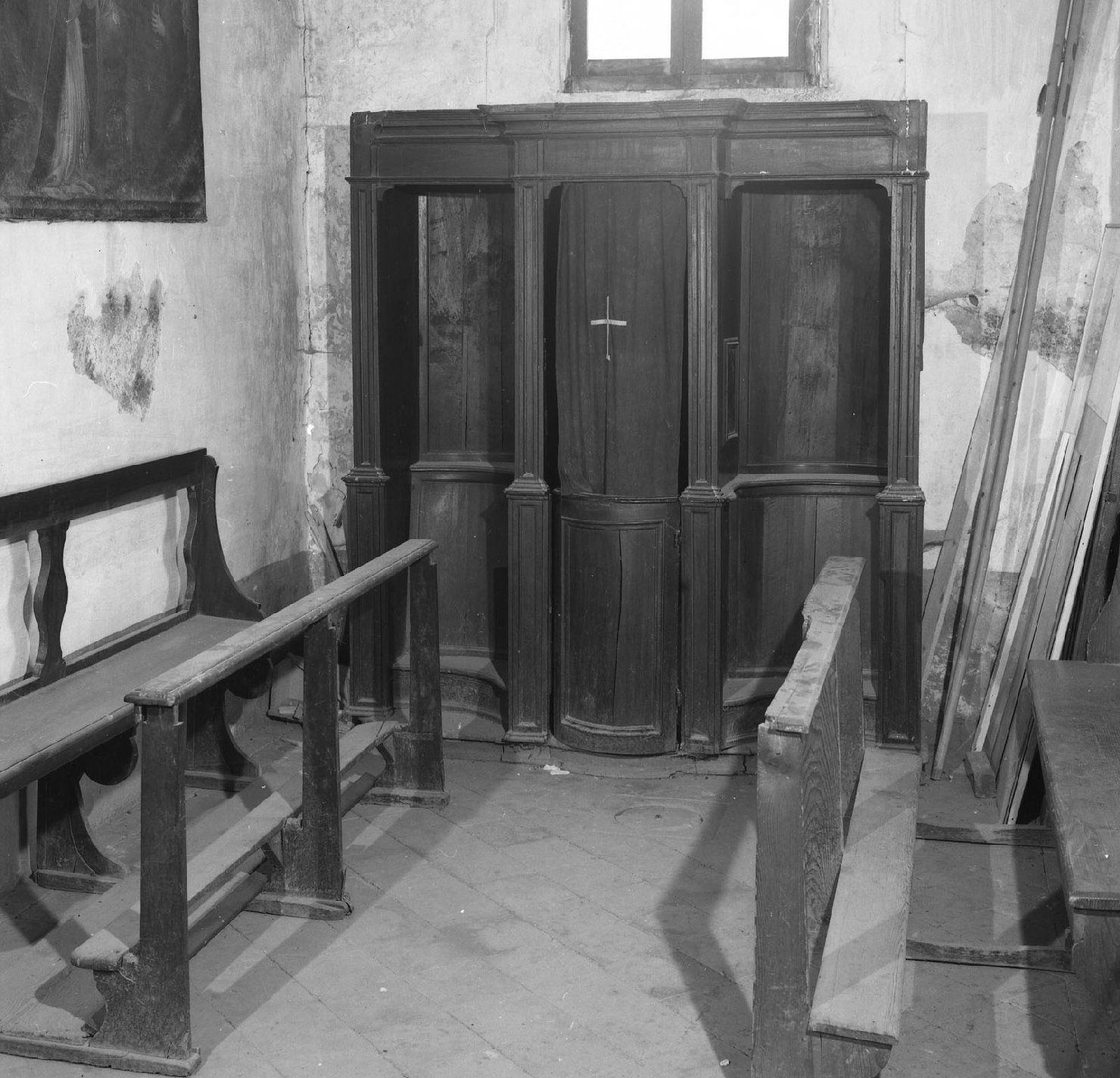 confessionale - bottega toscana (sec. XVIII)