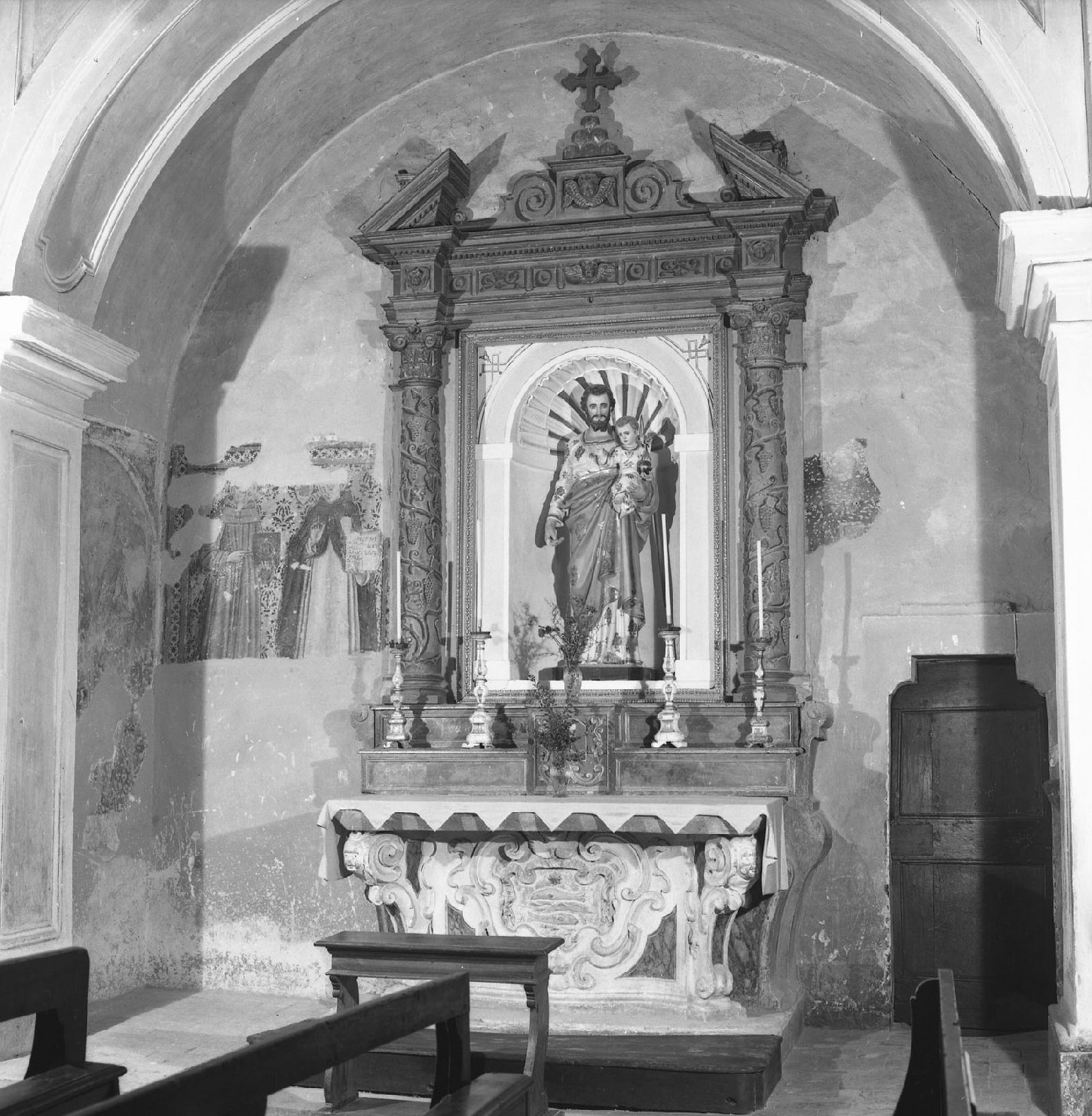 altare - bottega toscana (secc. XVII/ XVIII)