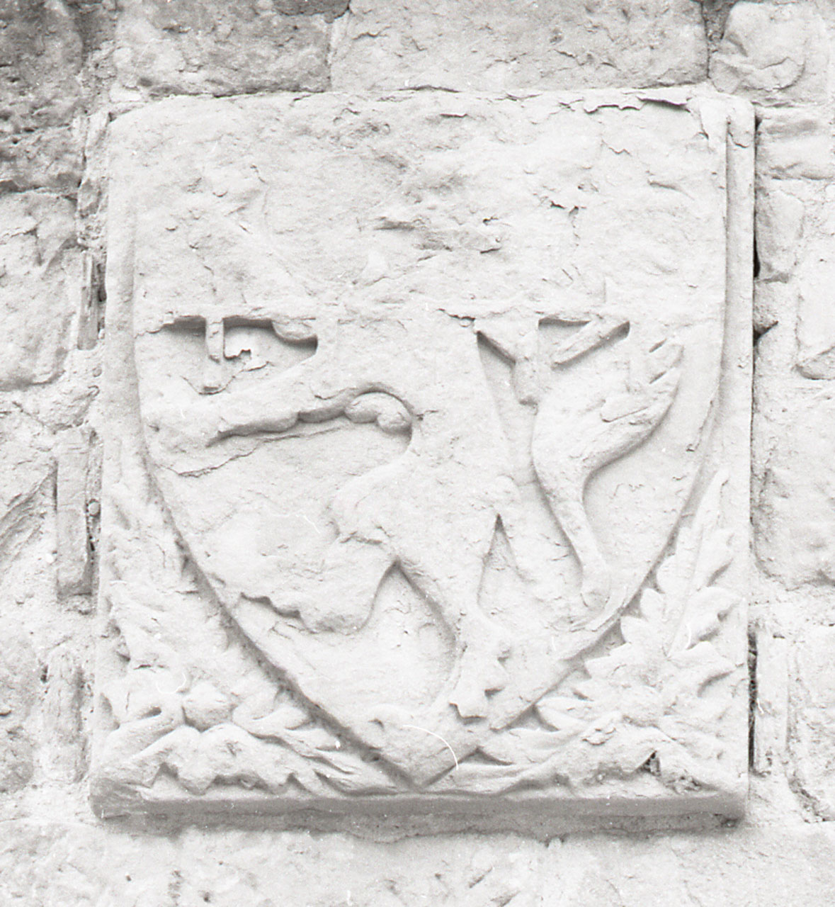 stemma gentilizio di Paolo di Zanobi di Diacceto (scultura, opera isolata) - bottega aretina (sec. XV)