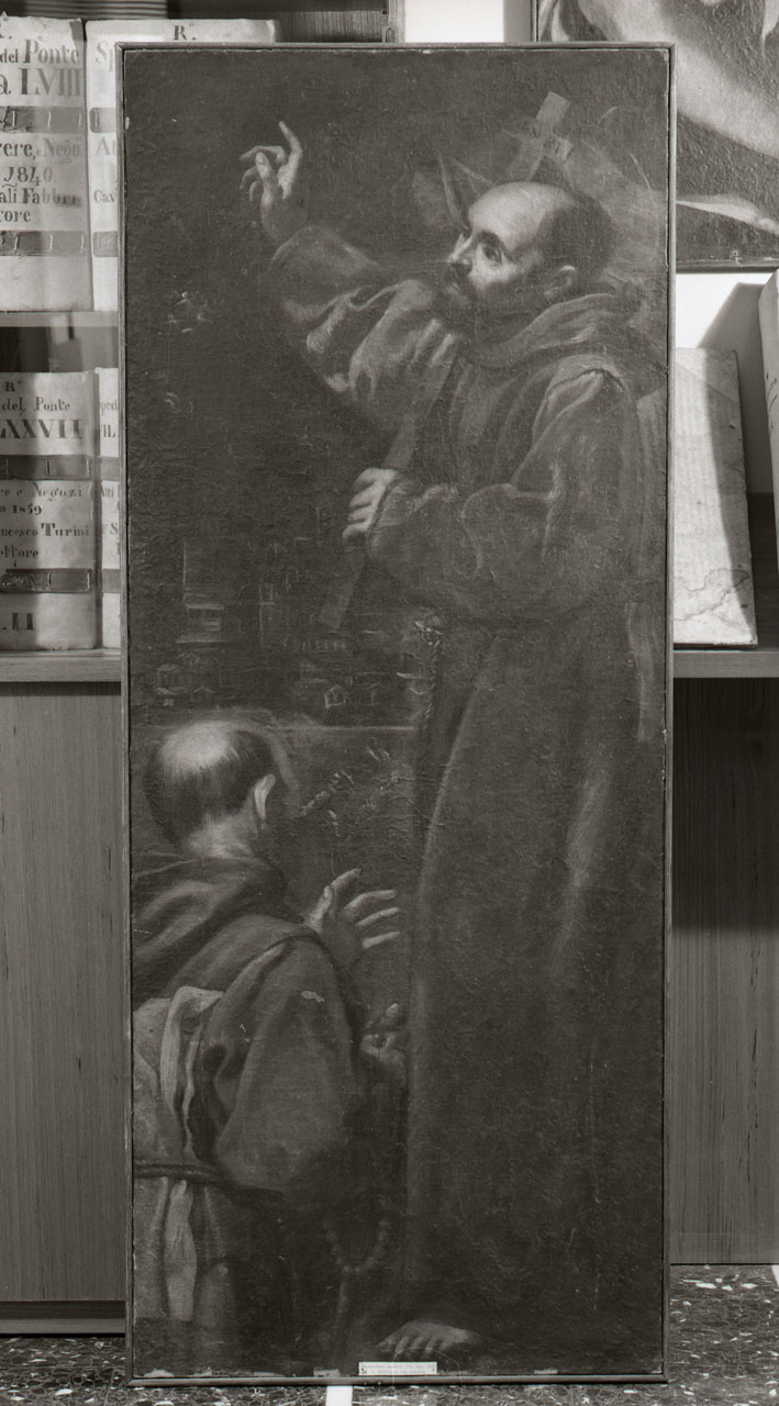 Predicazione di san Francesco (dipinto) di Santini Bernardino (sec. XVII)