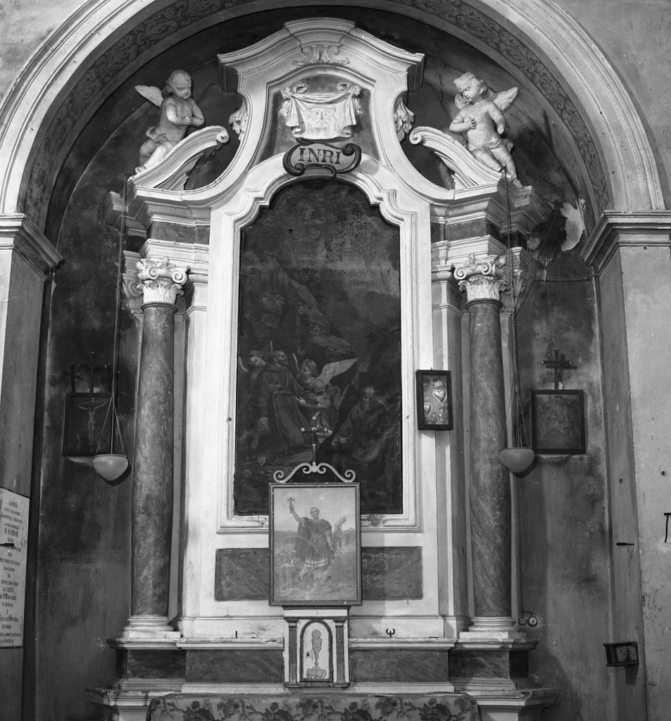 altare - a edicola, opera isolata - bottega toscana (fine sec. XVIII)