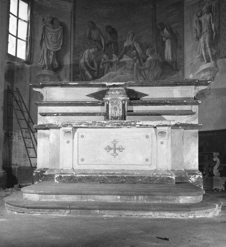 altare maggiore, opera isolata - bottega toscana (sec. XIX)