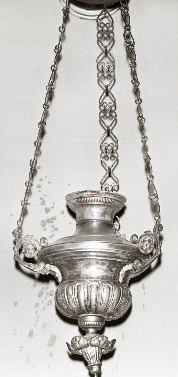 lampada - a vaso, coppia - bottega toscana (sec. XIX)