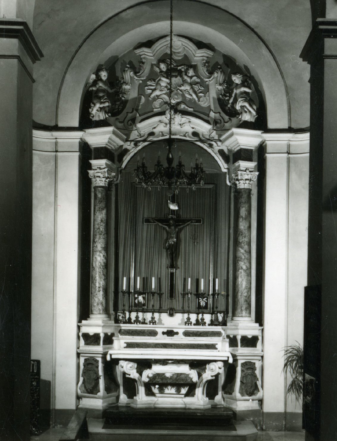 altare di Giustini F, Rusca Domenico, Rusca Giuliano (seconda metà sec. XVIII)