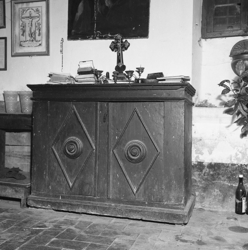 credenza - bottega aretina (sec. XVII)