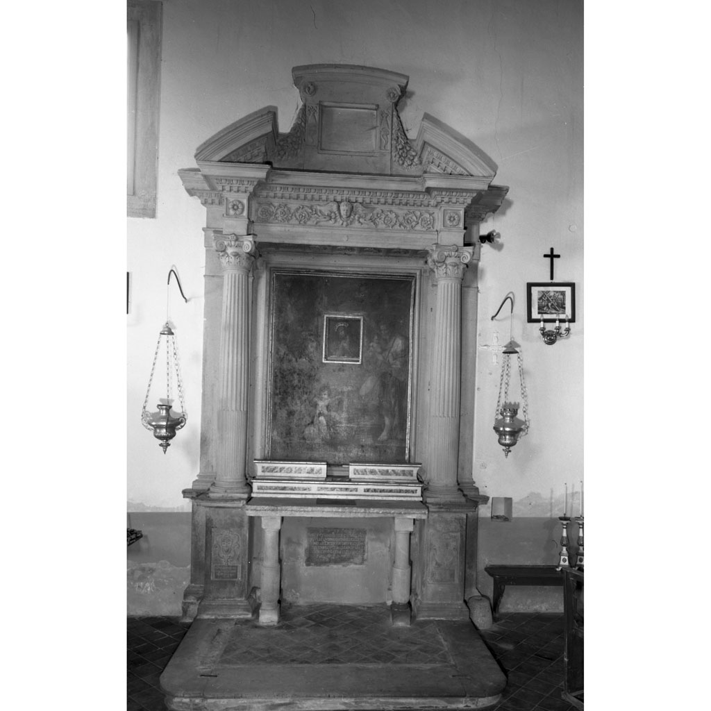 altare - bottega aretina (fine sec. XVIII)
