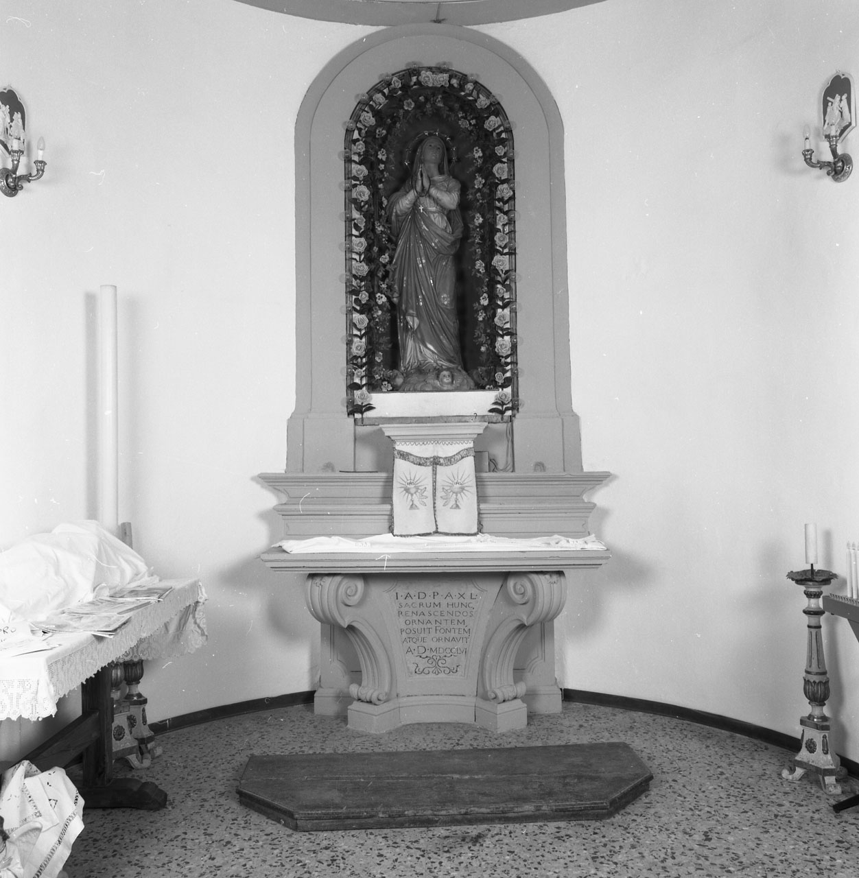 altare - bottega toscana (fine/inizio secc. XVIII/ XIX)