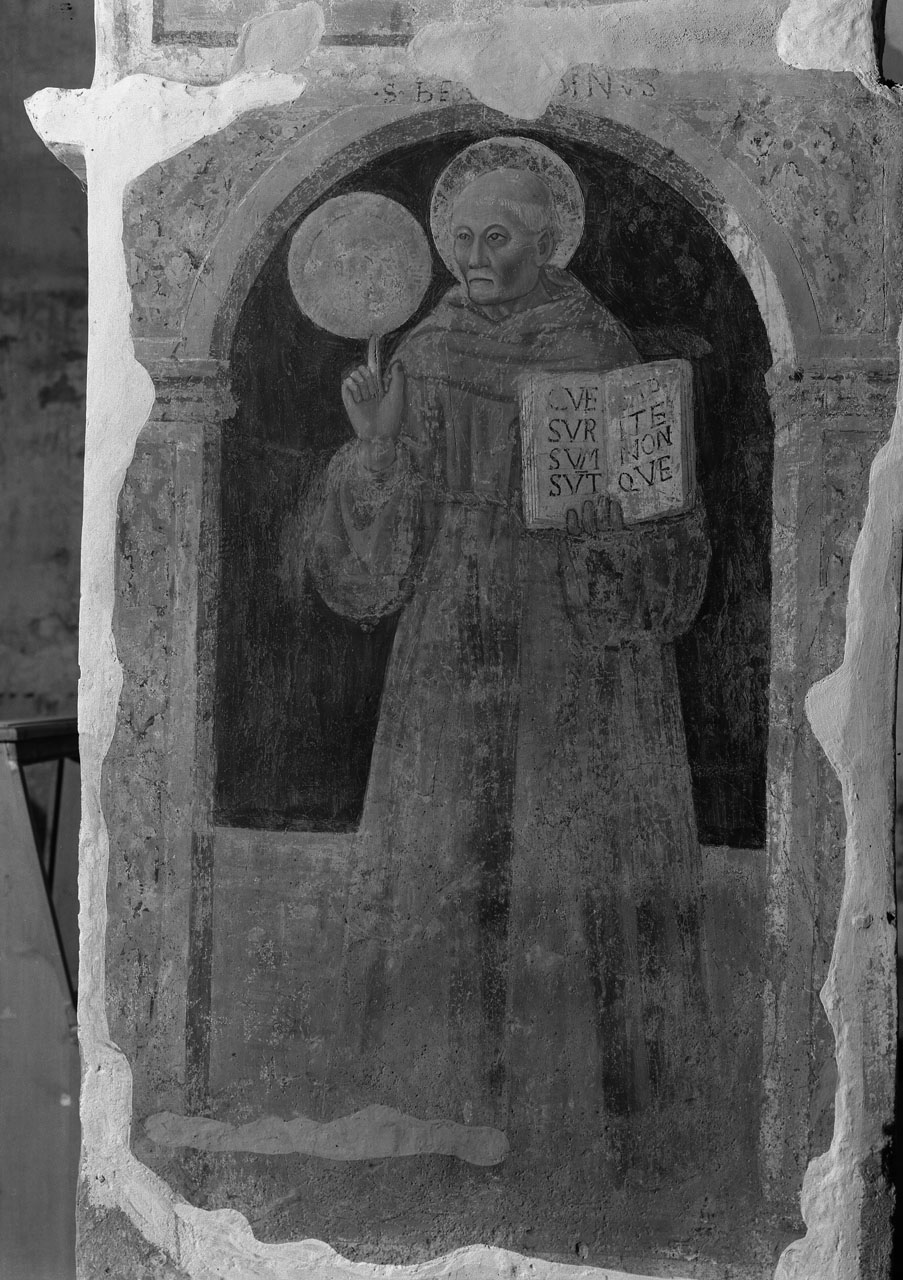 San Bernardino da Siena (dipinto, complesso decorativo) - ambito aretino (fine/inizio secc. XV/ XVI)