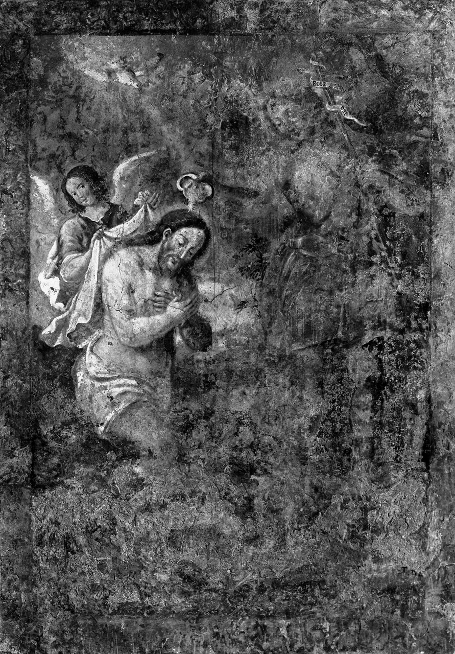 battesimo di Cristo (dipinto) - ambito aretino (seconda metà sec. XVII)