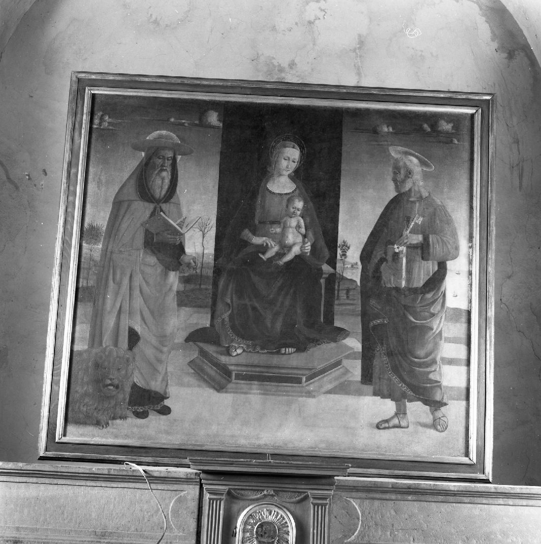 Madonna con Bambino e Santi (dipinto) - ambito umbro, ambito toscano (fine/inizio secc. XV/ XVI)