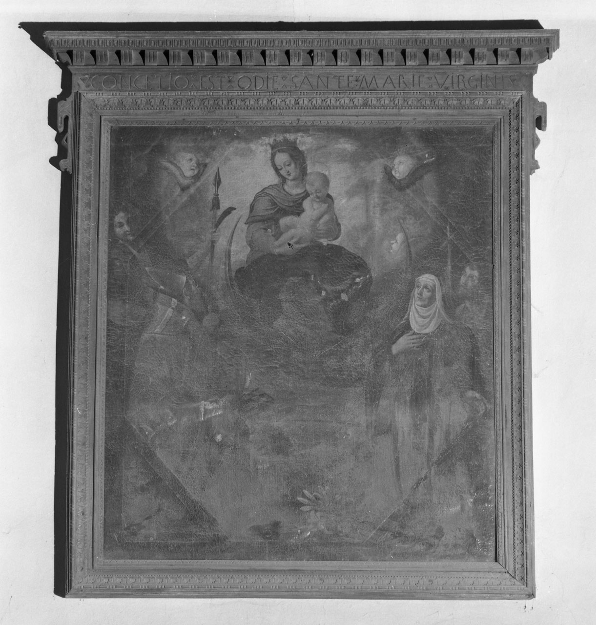 Madonna con Bambino e Santi (dipinto) - ambito toscano (seconda metà sec. XVII)