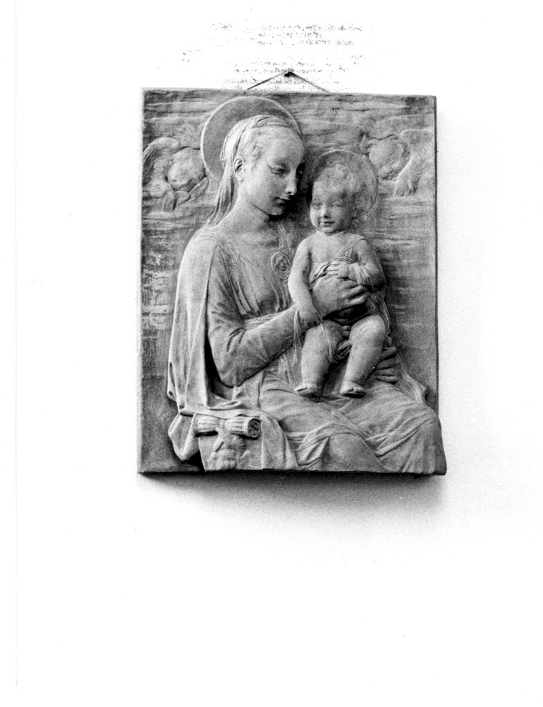 Madonna con Bambino (rilievo) - manifattura aretina (prima metà sec. XX)