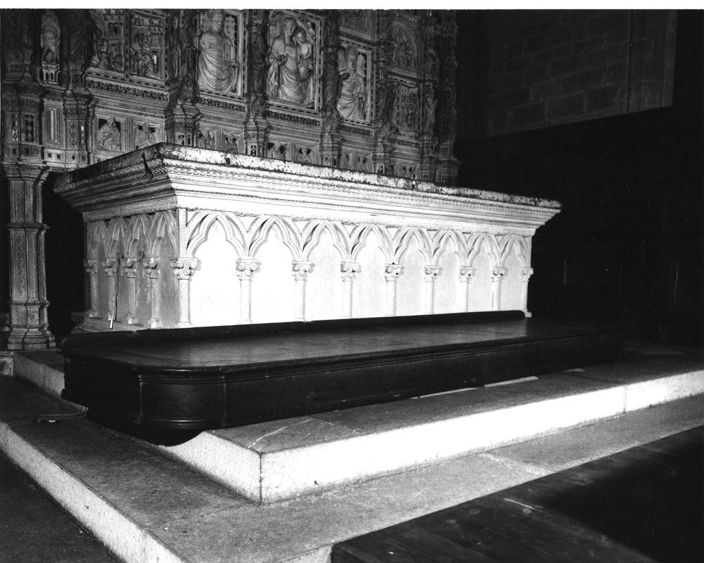 altare, insieme - bottega aretina (seconda metà sec. XIII)