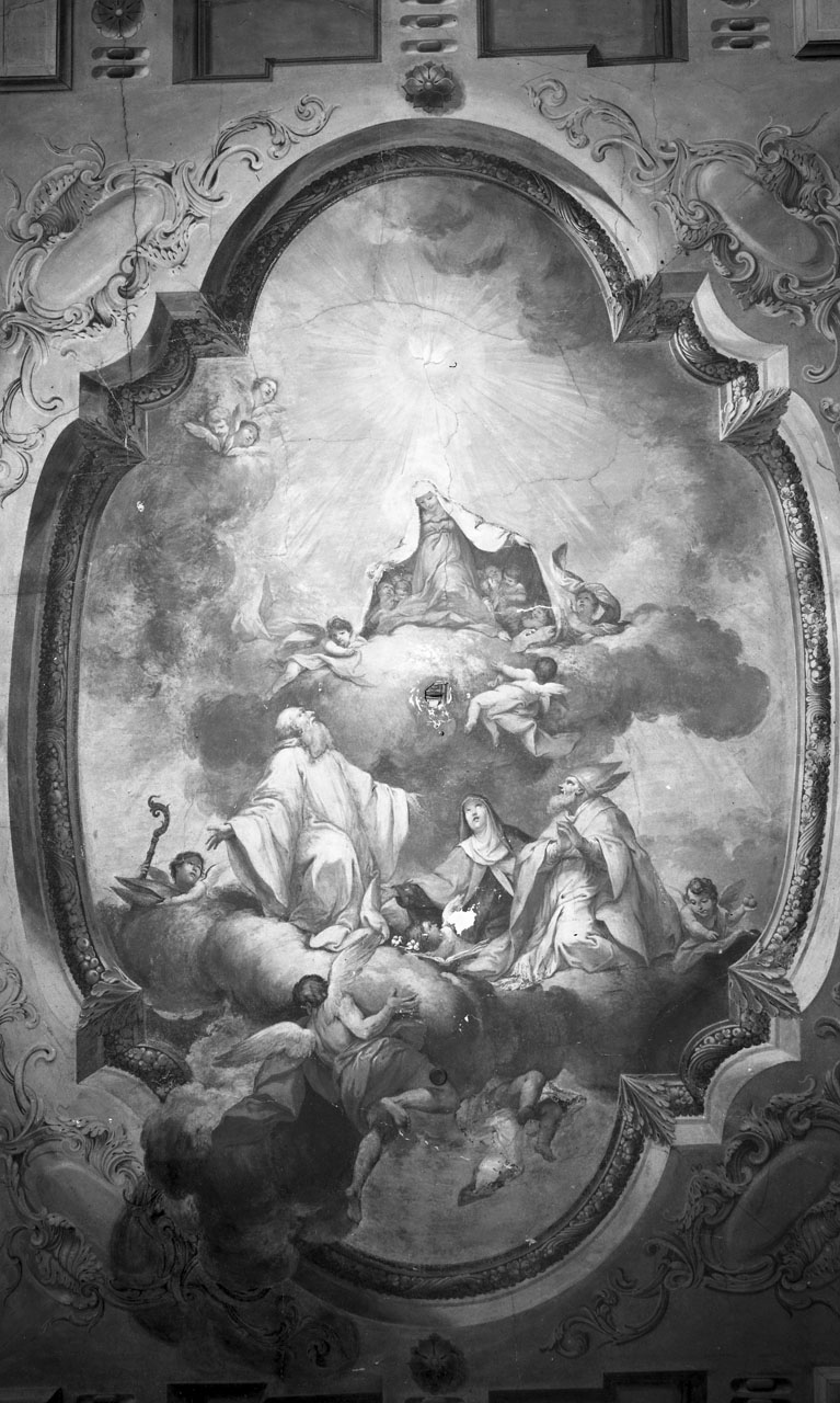 gloria di Santi (dipinto) di Nasini Giuseppe Nicola (maniera) (prima metà sec. XVIII)