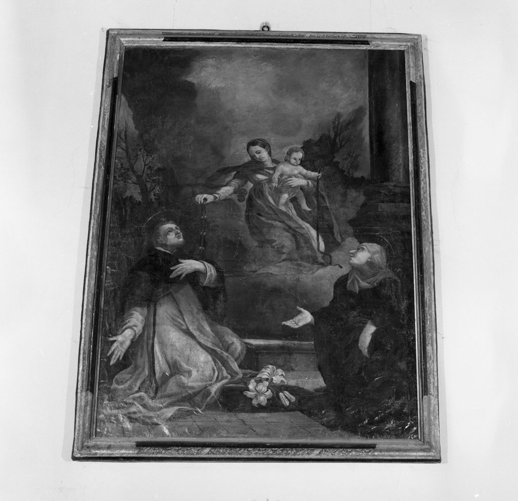 Madonna con Bambino con sant'Antonio da Padova e santa Margherita da Cortona (dipinto) - ambito aretino (seconda metà sec. XVII)