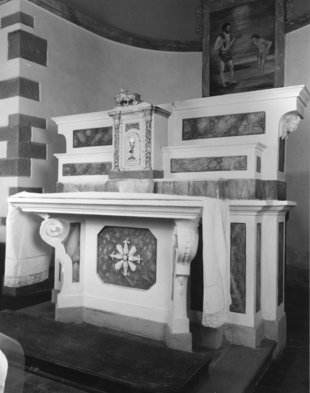 altare maggiore - bottega toscana (inizio sec. XIX)