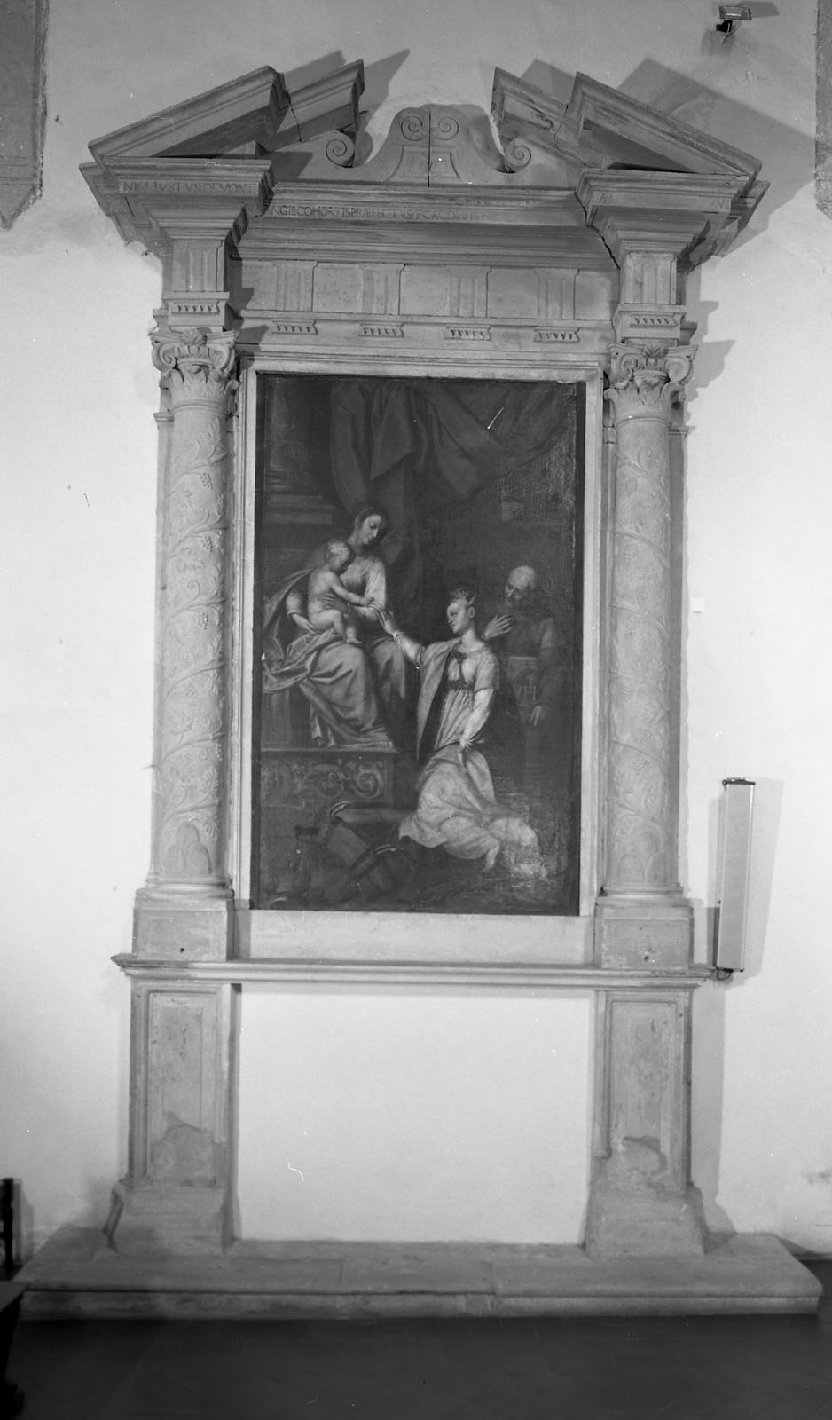 altare - a edicola, opera isolata - bottega toscana (sec. XVI)