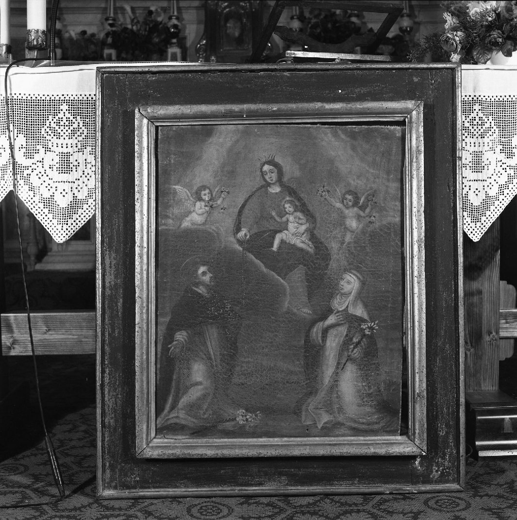 Madonna del Rosario (dipinto) - ambito toscano (seconda metà sec. XVII)