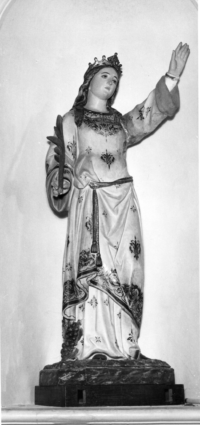 Santa Eurasia (statua) - bottega italiana (fine/inizio secc. XIX/ XX)