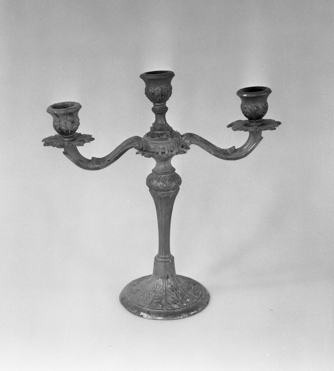 candeliere d'altare - bottega toscana (sec. XX)