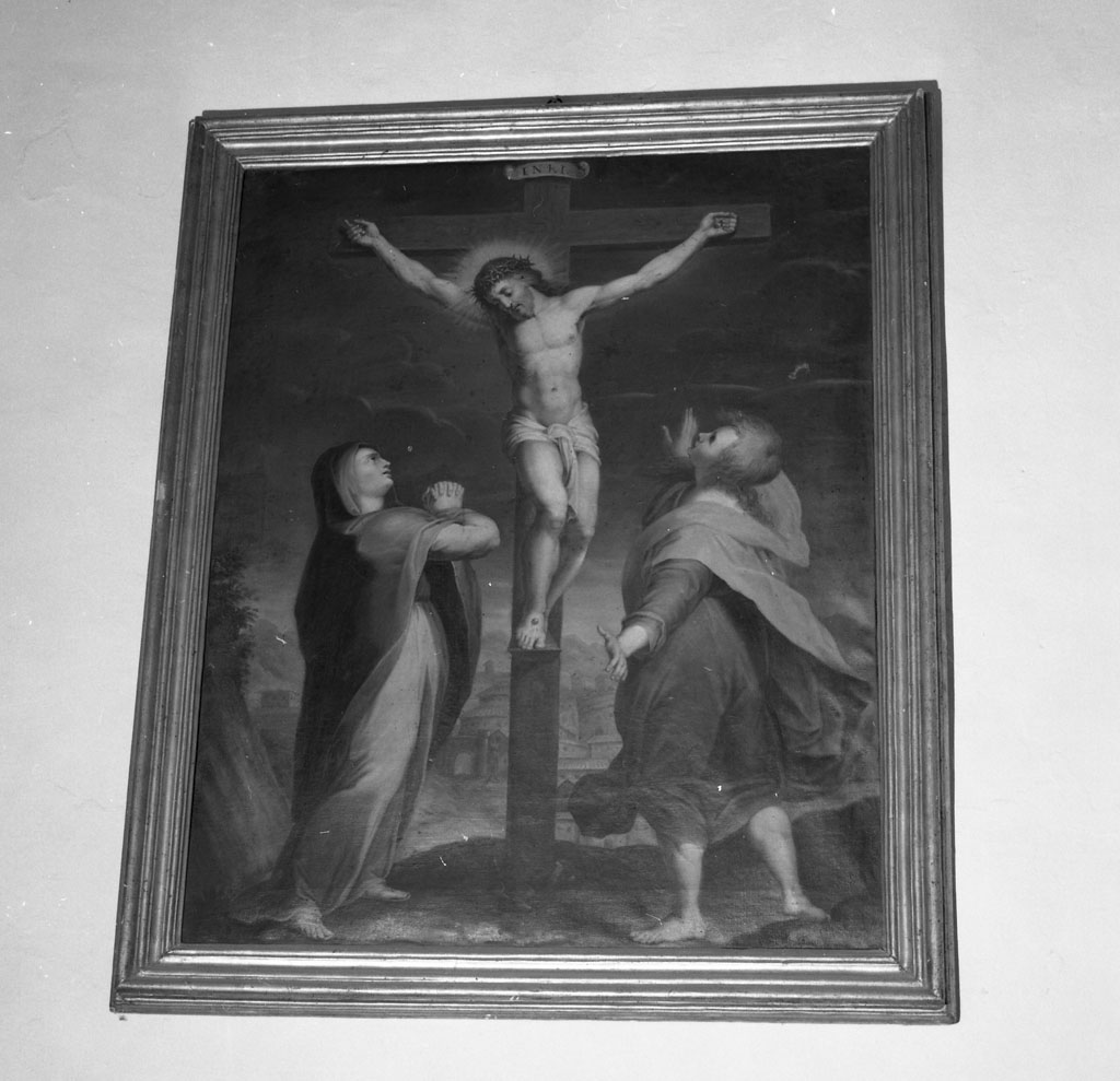 crocifissione (dipinto) - ambito toscano (sec. XVIII)