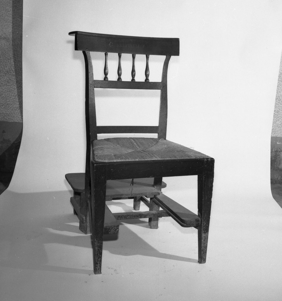 sedia - bottega toscana (inizio sec. XIX)