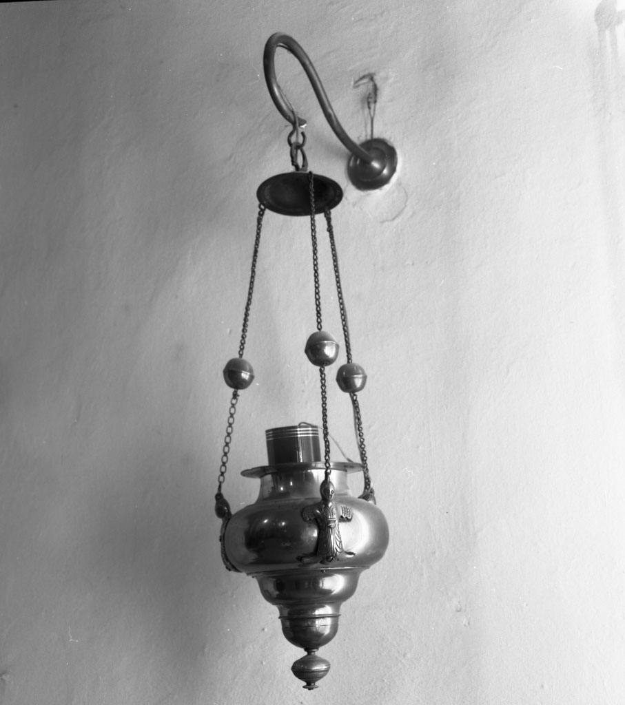 lampada, serie - bottega toscana (fine/inizio secc. XVII/ XVIII)
