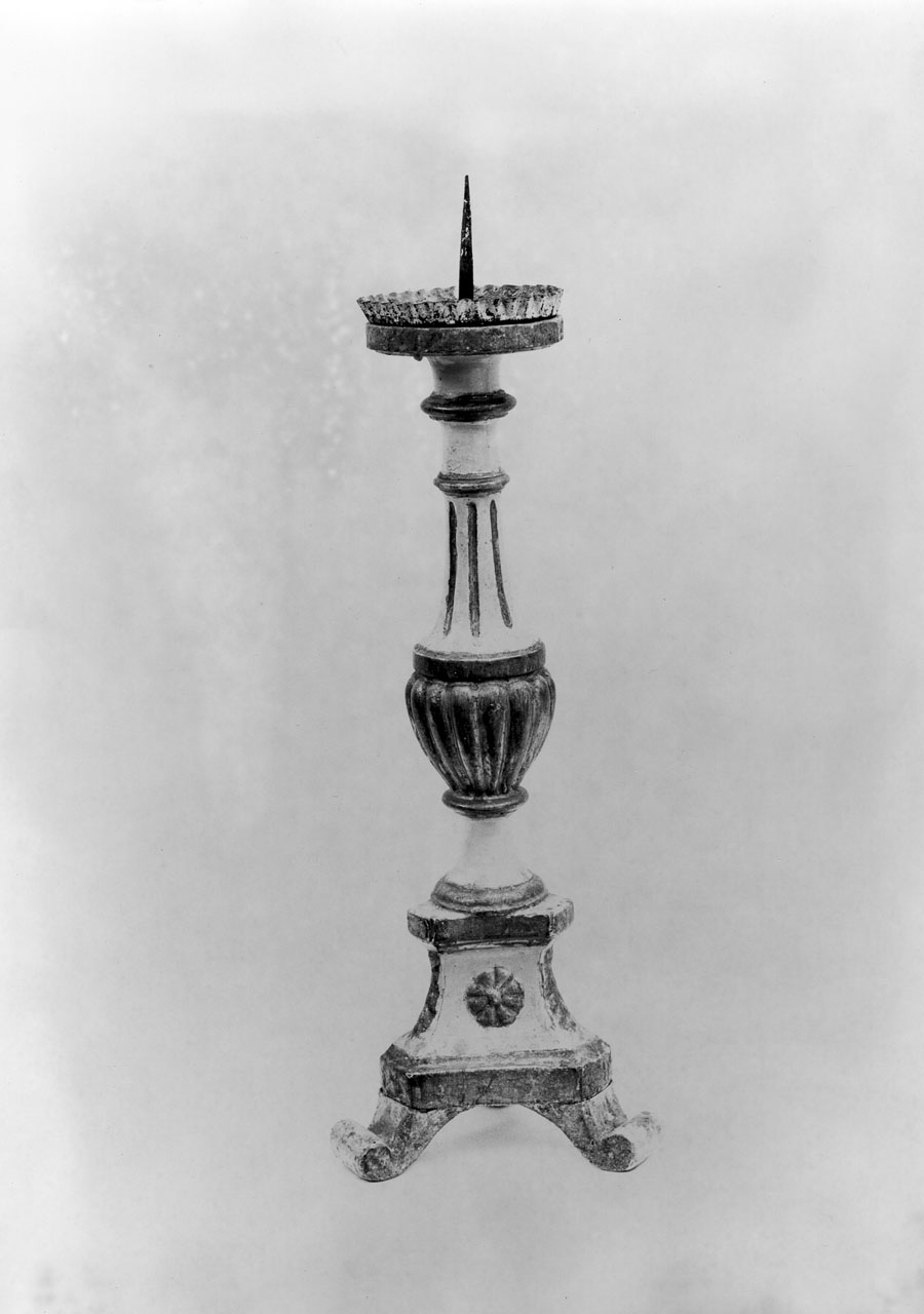 candelabro, serie - bottega toscana (seconda metà sec. XIX)