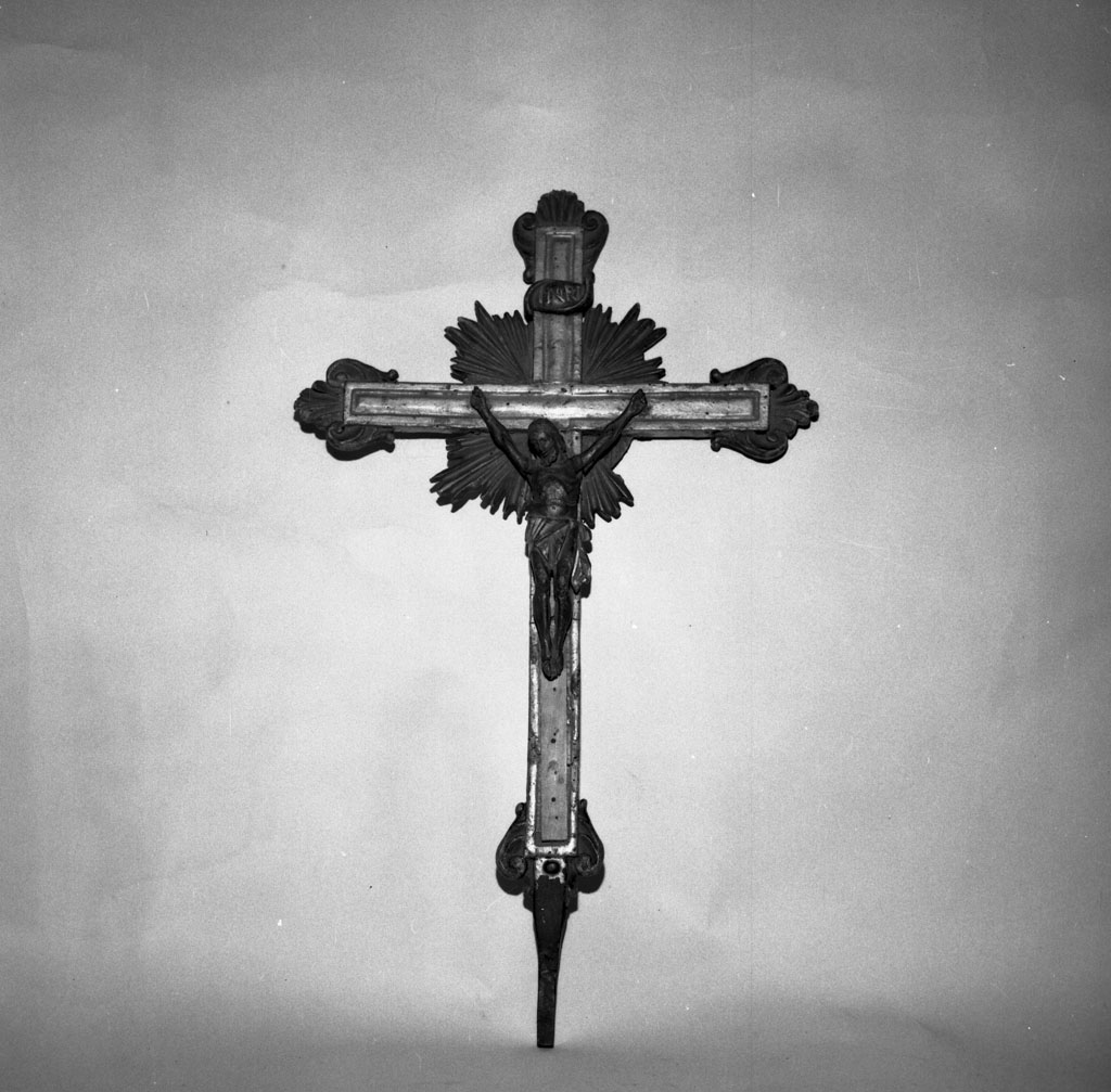 croce processionale - bottega toscana (seconda metà sec. XVIII)