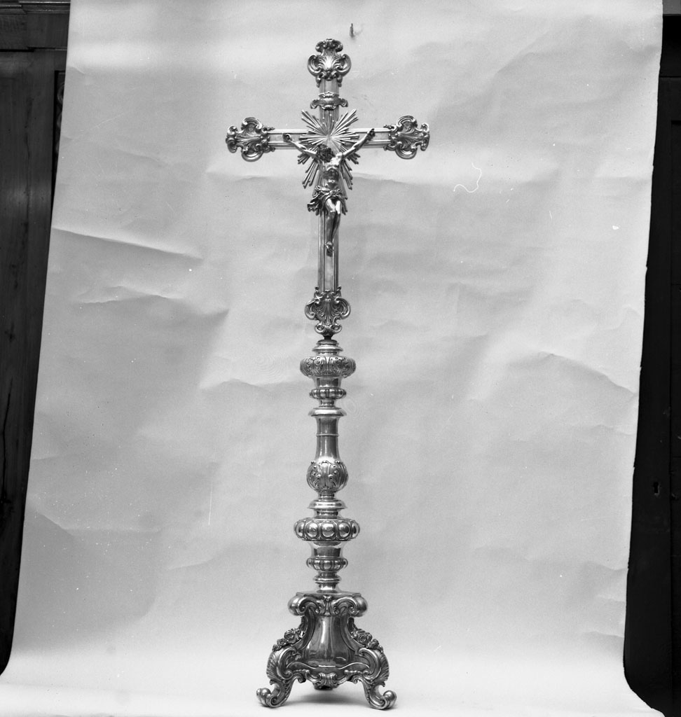 croce processionale - bottega fiorentina (primo quarto sec. XVIII)