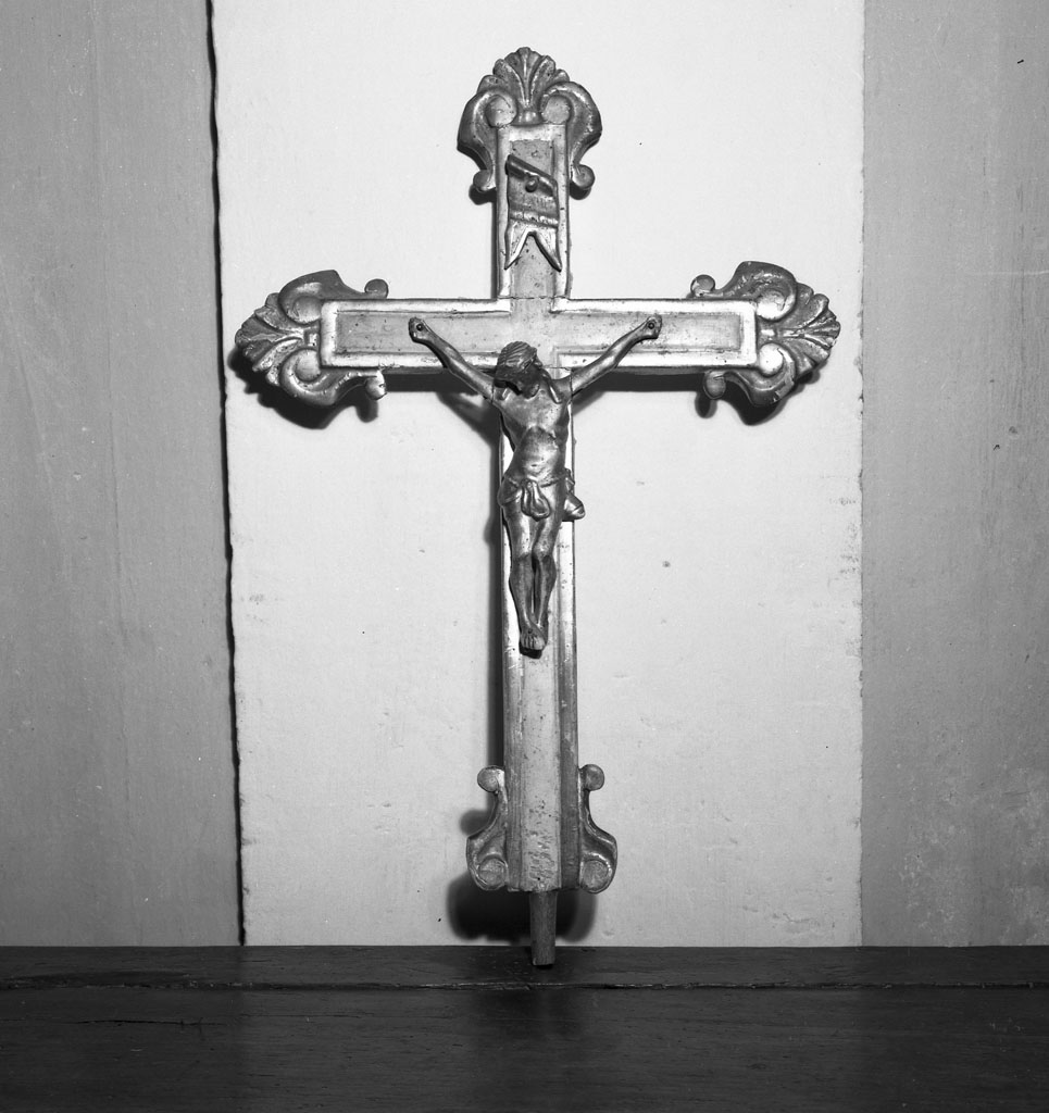 croce processionale - bottega toscana (seconda metà sec. XVIII)