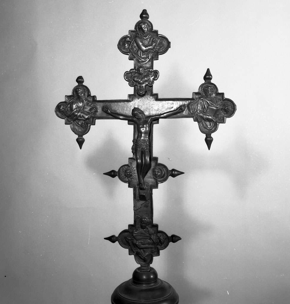 croce processionale - bottega toscana (prima metà sec. XVII)