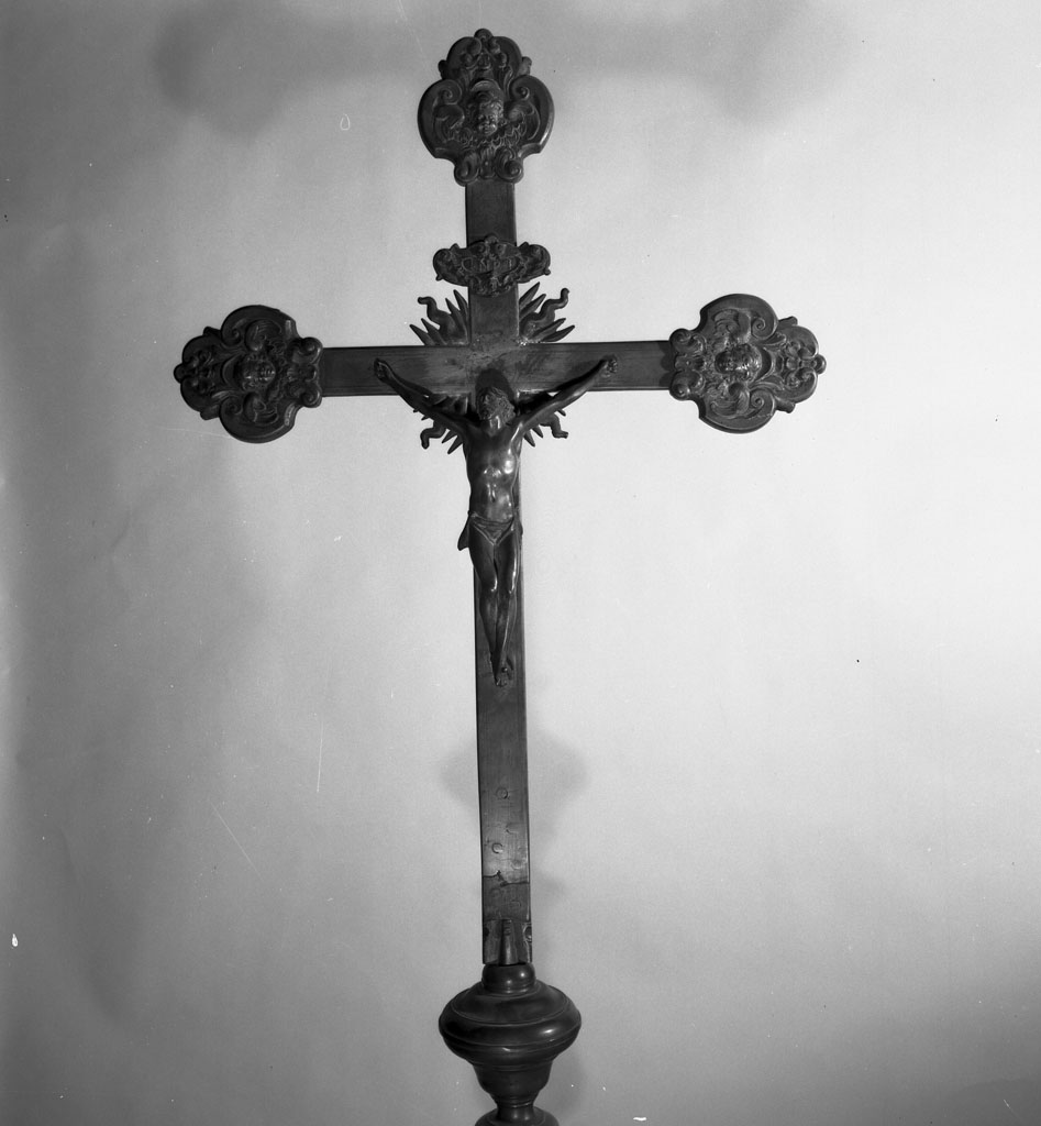 croce processionale - bottega toscana (prima metà sec. XVII)