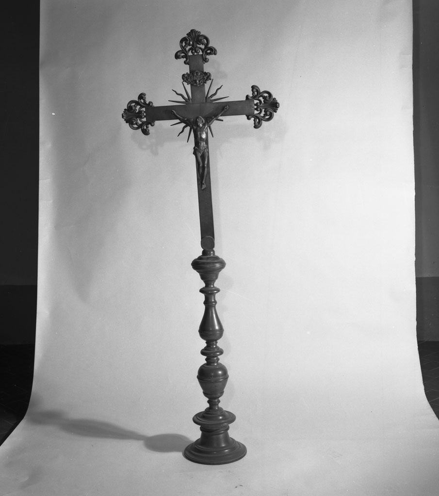 croce processionale - bottega toscana (metà sec. XVII)