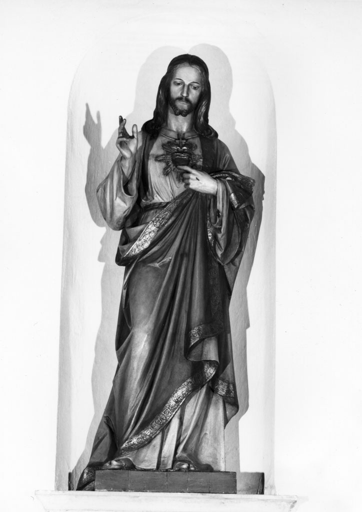 Cristo benedicente (statua) - bottega altoatesina (prima metà sec. XX)