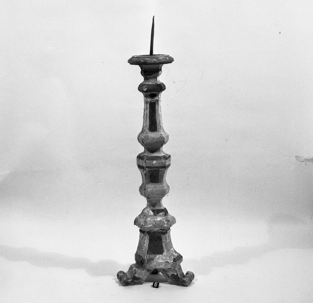 candelabro da chiesa - manifattura aretina (sec. XVIII)