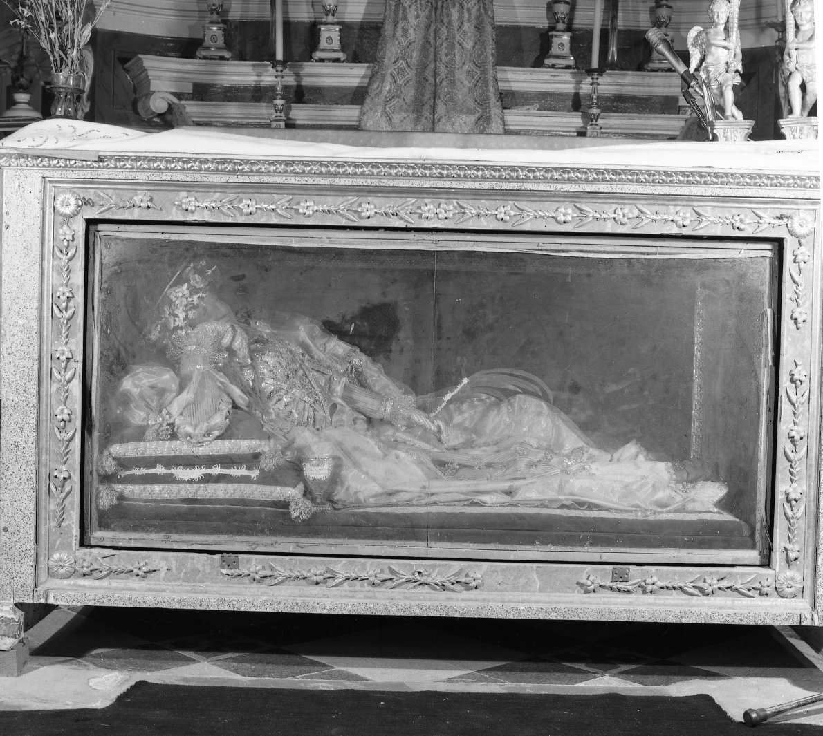altare a sarcofago - bottega toscana (sec. XVIII)