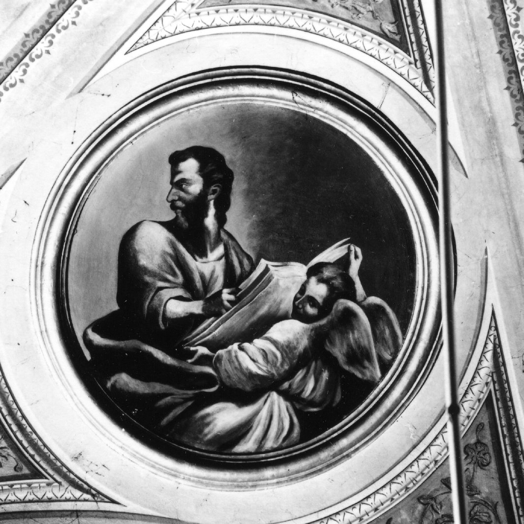 San Matteo Evangelista (dipinto, elemento d'insieme) - ambito toscano (inizio sec. XX)
