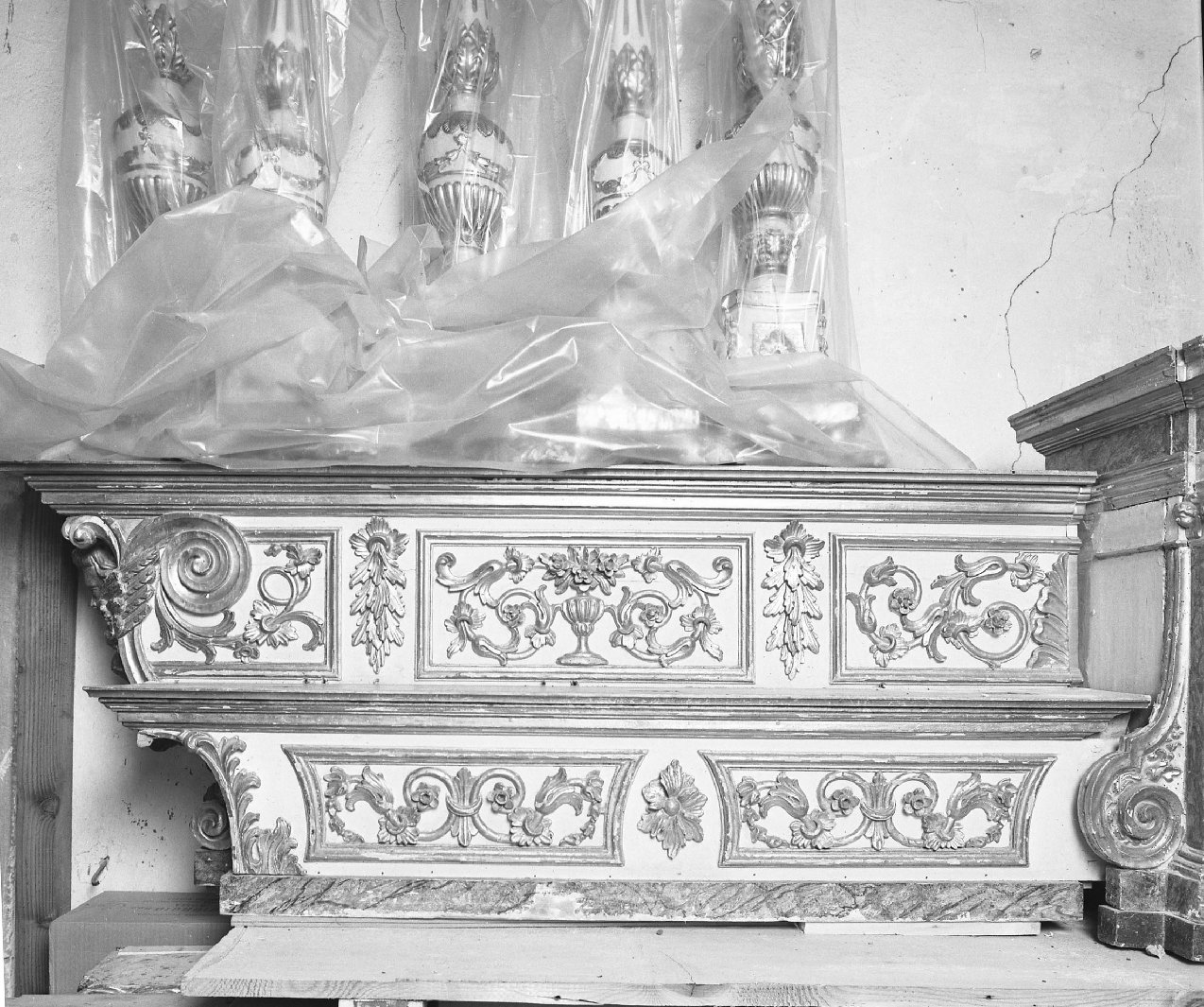 gradinata d'altare - bottega toscana (sec. XVIII)