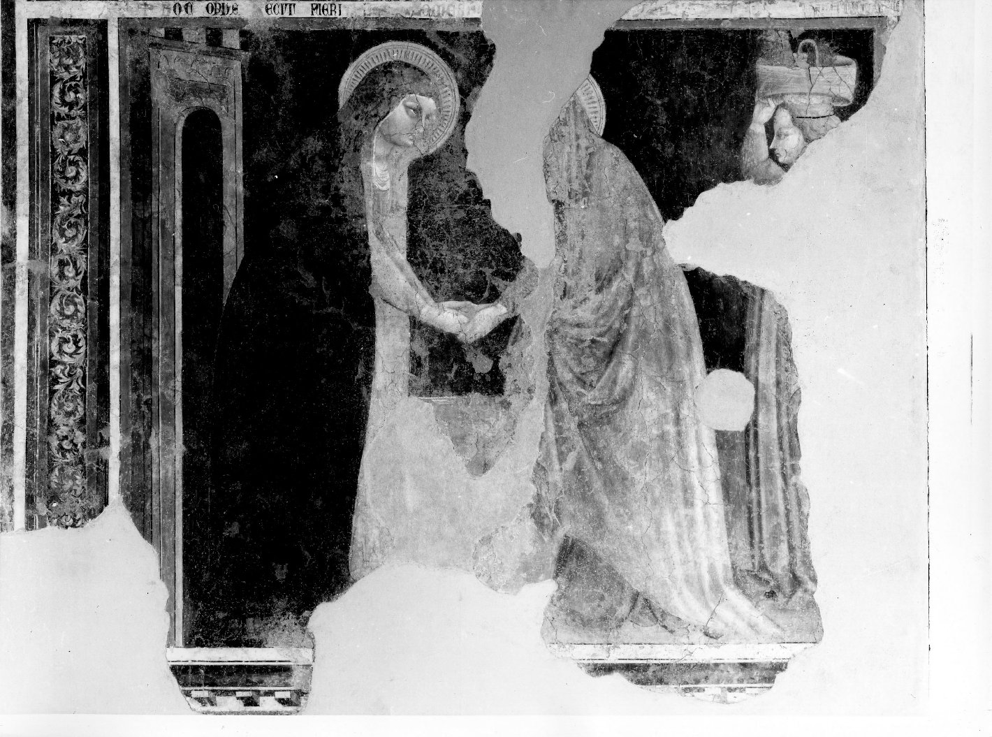 visitazione (dipinto) di Liberato di Benedetto di Cola detto Liberato da Rieti (attribuito) (secondo quarto sec. XV)