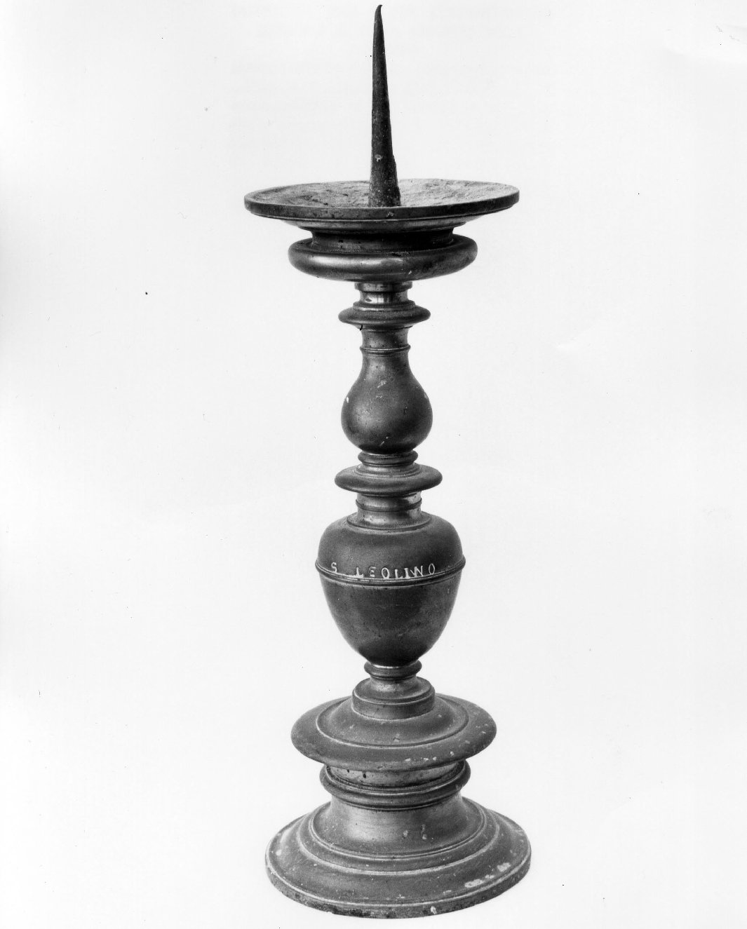 candeliere d'altare - bottega toscana (prima metà sec. XX)