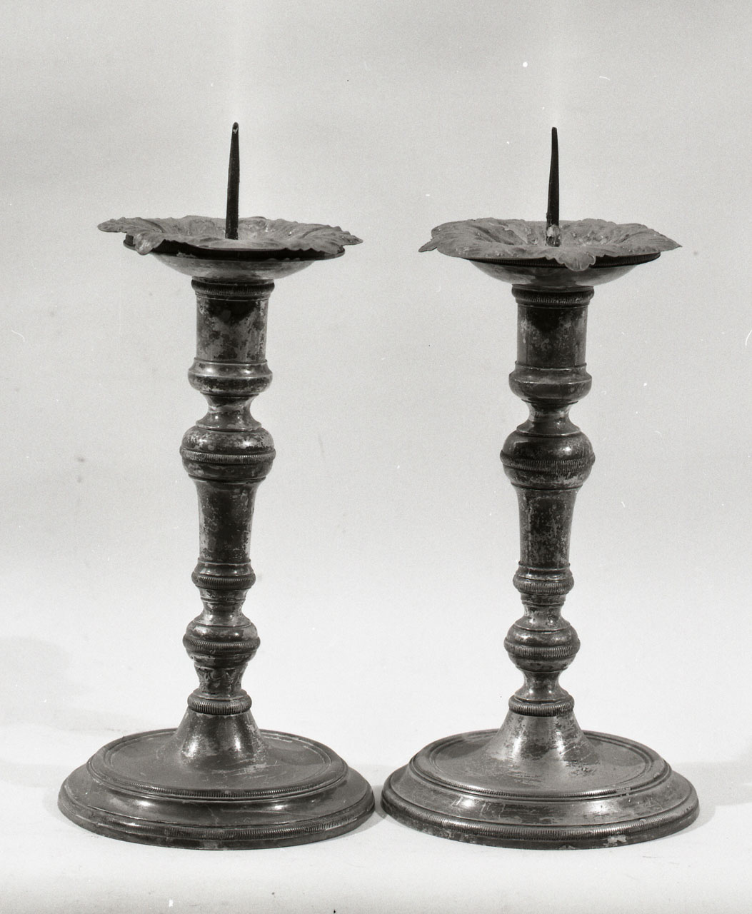 candelabro, coppia - bottega toscana (sec. XVIII)